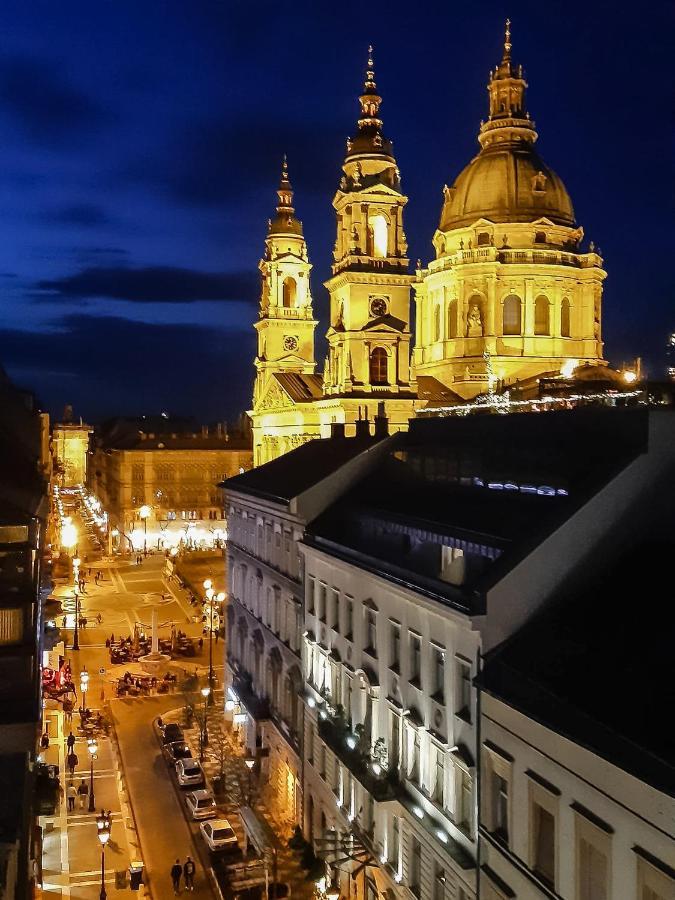 Basilika Panorama luxury one bedroom apartment with balcony Budapest Bagian luar foto