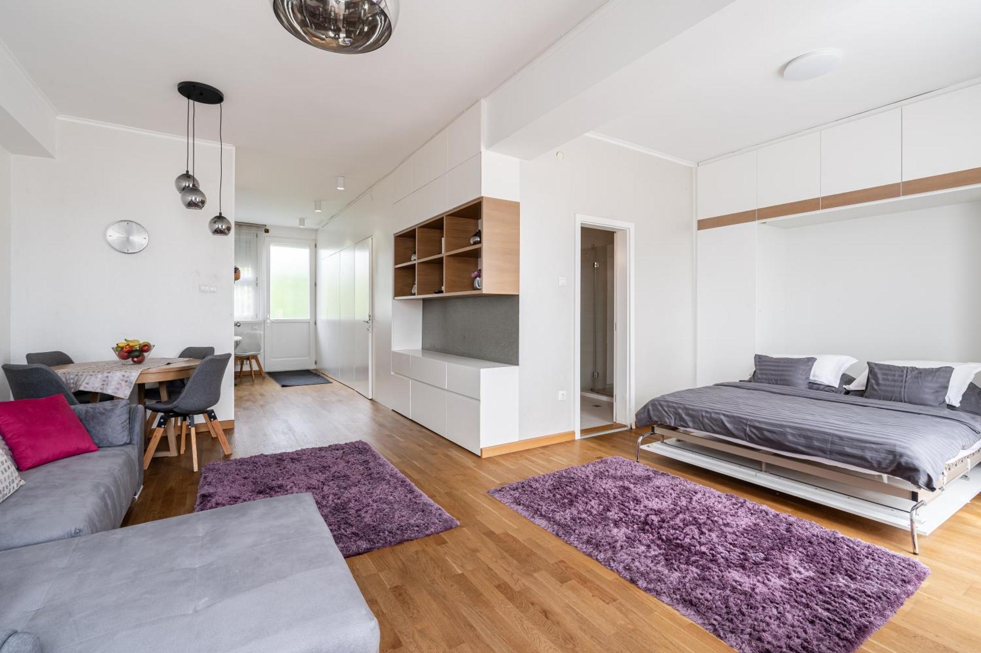 Basilika Panorama luxury one bedroom apartment with balcony Budapest Bagian luar foto