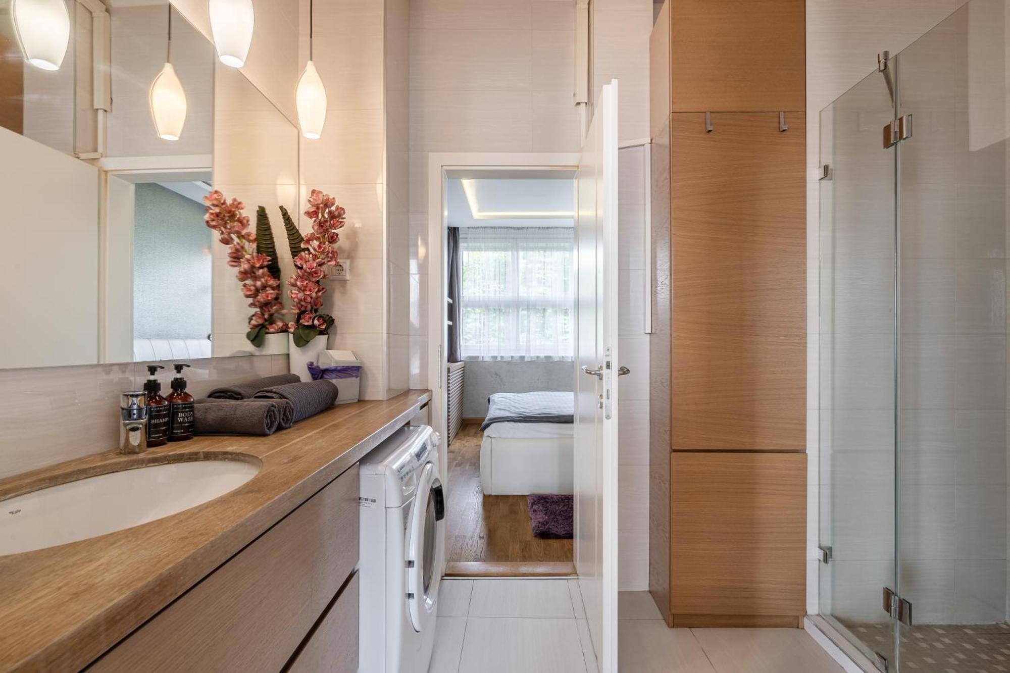 Basilika Panorama luxury one bedroom apartment with balcony Budapest Bagian luar foto